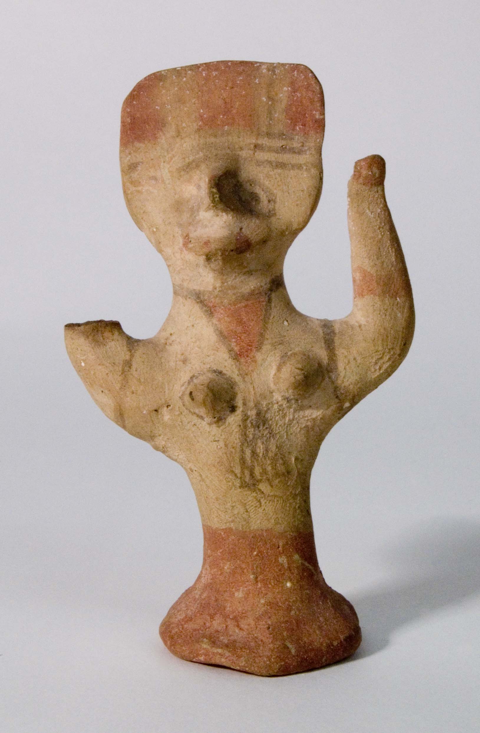 Pottery figure from Cyprus